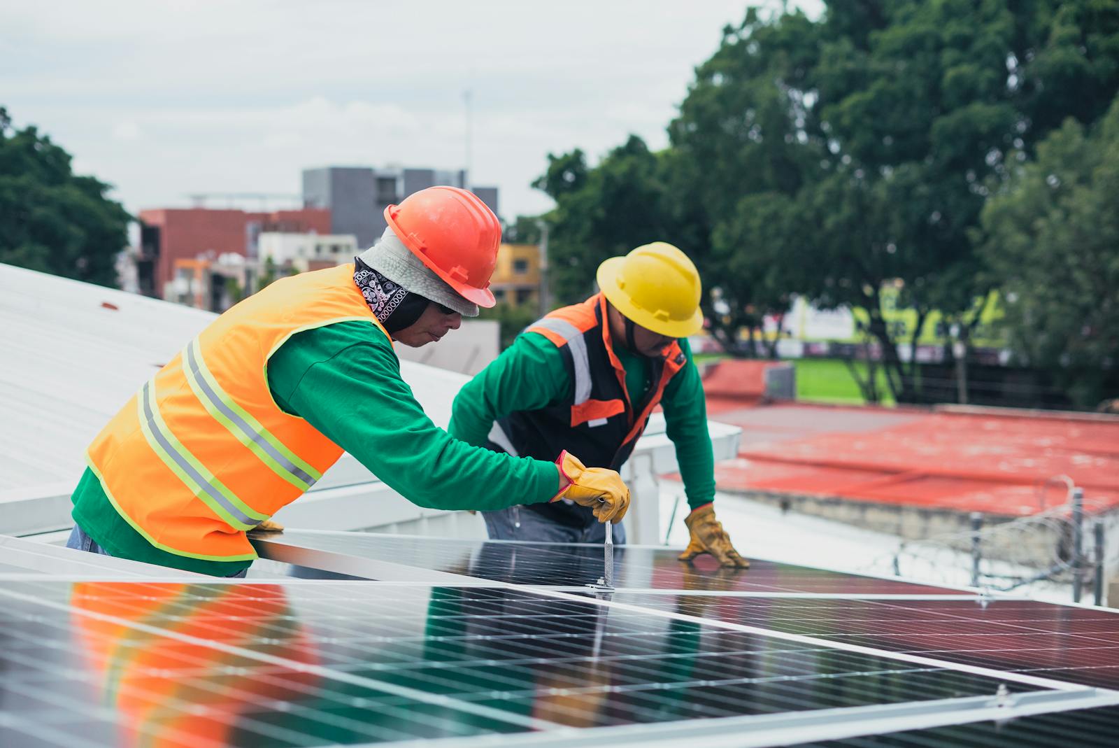 solar panels for colleges — typical install